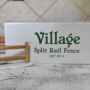 Department 56 SPLIT RAIL FENCE Village Accessory